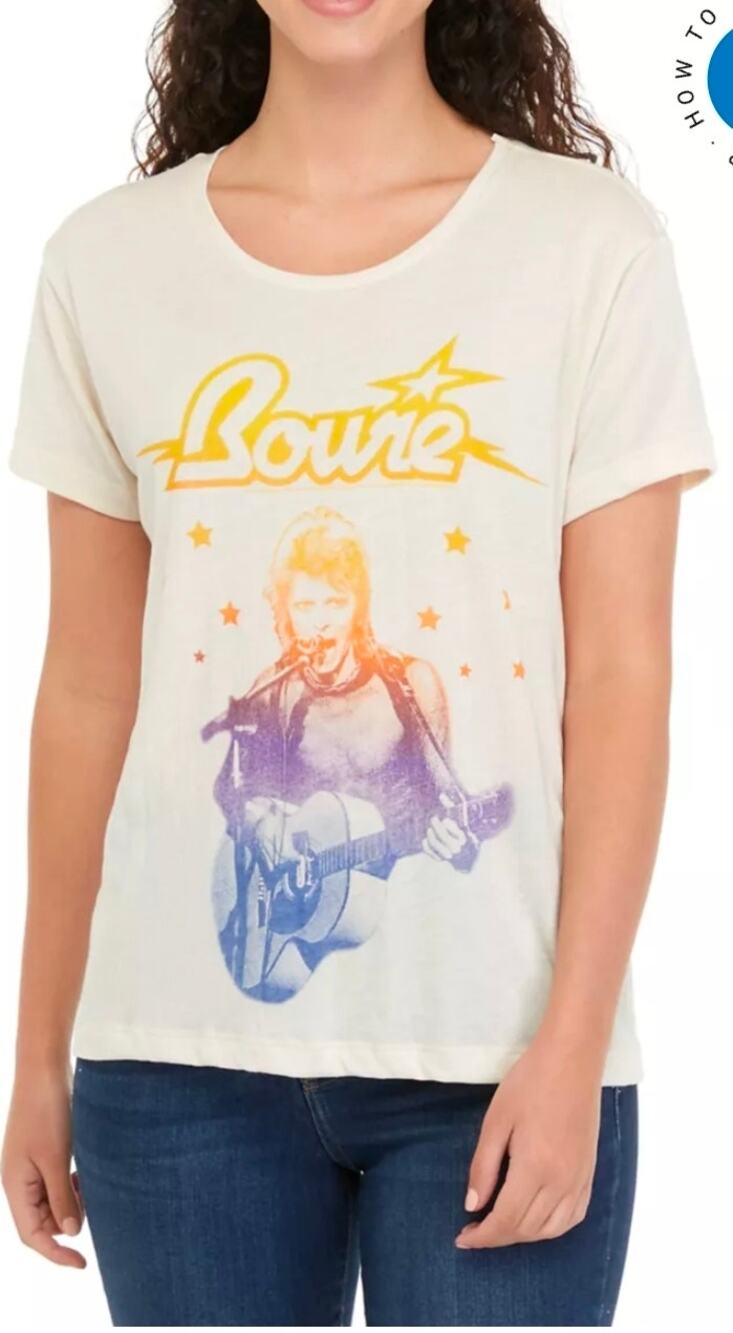 NWT Chaser retro Bowie band tee